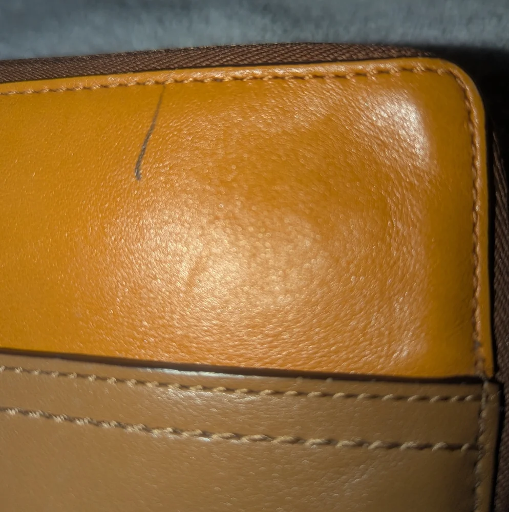 Vintage Coach Brown Leather Laptop Bag